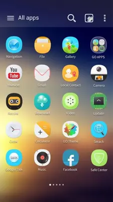 Initial Beauty GOLauncher EX Theme android App screenshot 1